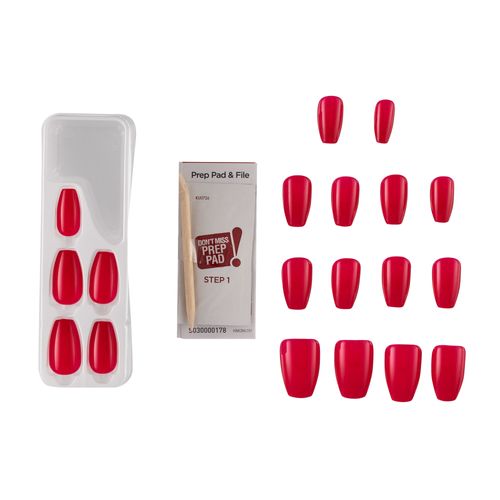 Kit Presente Unha ImPress Color Bailarina Beet Snacks + Aba adesiva - Kiss New York