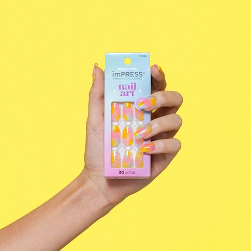 Unha Postiça ImPress Nail Art Candy Syrup - Kiss New York