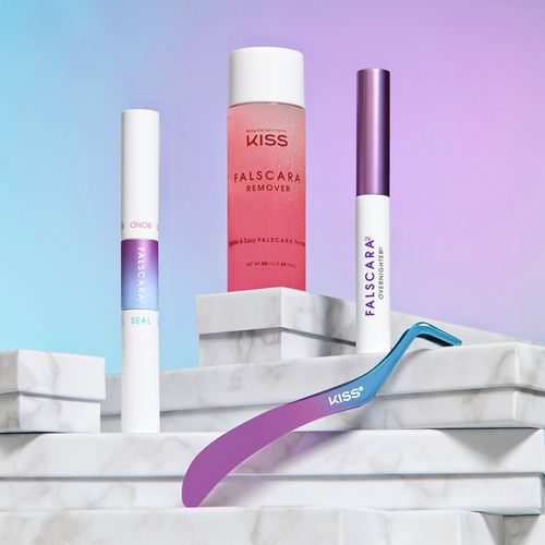 Kit Completo Iniciante Extensão de Cílios Falscara - Kiss New York
