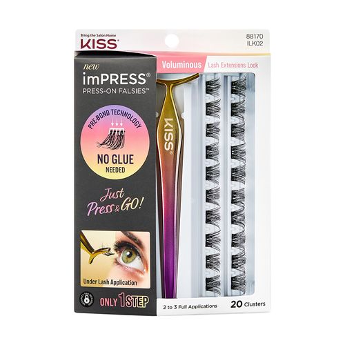 Cílios Postiços ImPRESS Press-on Falsies Voluminous - Kiss New York