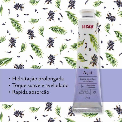 Creme de Mãos Açaí - Kiss New York