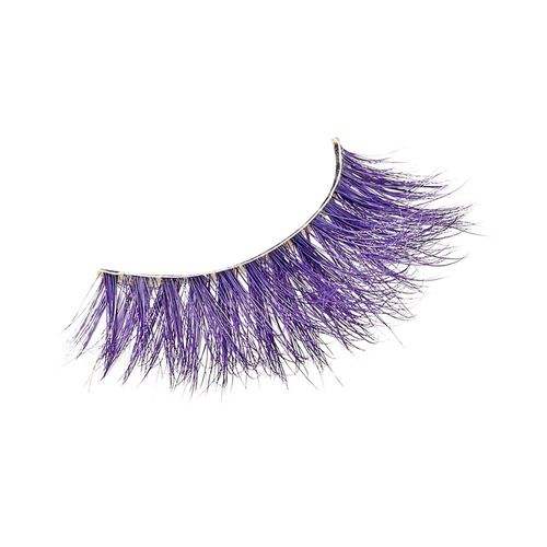 Cílios Postiços i-ENVY Color Couture Real Mink Full Colored Purple - Kiss New York