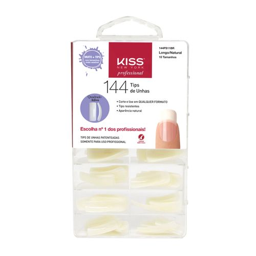 Tips de Unhas Quadradas com 144 Unidades - Kiss New York