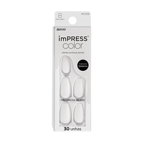 Unha Postiça ImPress Color Frosting - Kiss New York