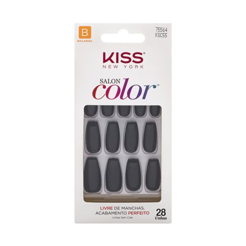 Unha Postiça Salon Color Sweet Girl - Kiss New York