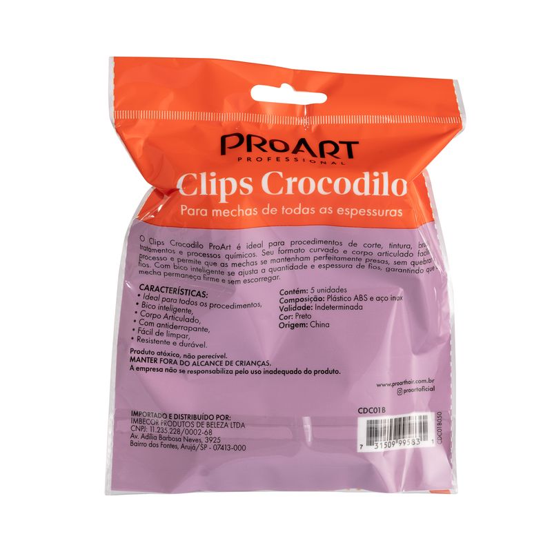 CDC01B-6-Clips-Crocodilo-ProArt
