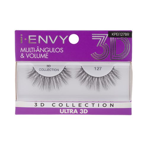 Cílios Postiços 3D Collection i-Envy Ultra 127 - Kiss New York