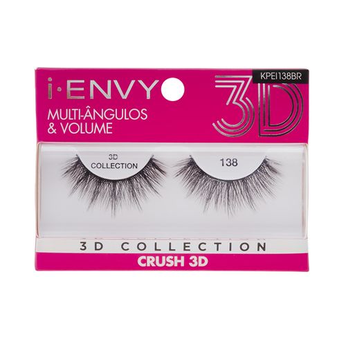 Cílios Postiços 3D Collection i-Envy Crush 138 - Kiss New York