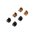 PDC05B-2-Kit-Piranhas-de-Cabelo-6-uni-Medio-Sortido-Preto-e-Marrom-ProArt
