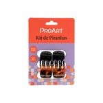 PDC08B-4-Kit-Piranhas-de-Cabelo-4-uni-Sortidos-Preto-e-Marrom-ProArt--