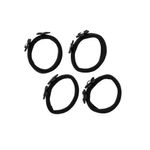 EC11B-2-Elasticos-de-cabelo-Preto-com-Flores-ProArt