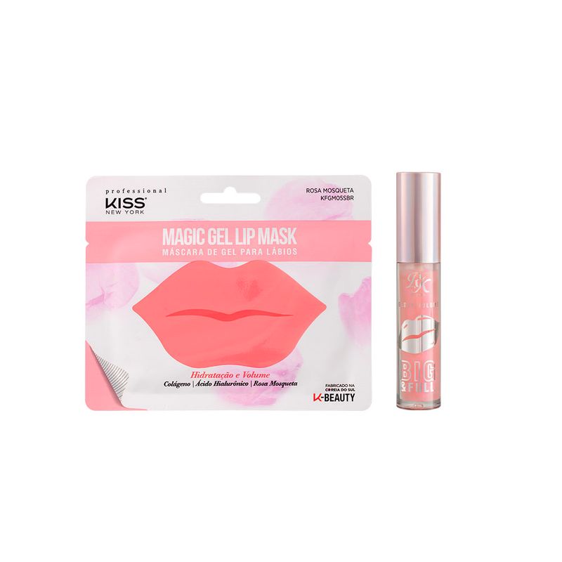 Kit-Mascara-para-Labios-Magic-Gel---Kiss-New-York-e-Gloss-Volume-Big-e-Full---Ruby-Kisses
