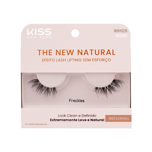 Cílios Postiços The New Natural Metadinha Freckles - Kiss New York