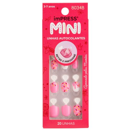 Unha Postiça imPress Mini Infantil Super Duper - Kiss New York