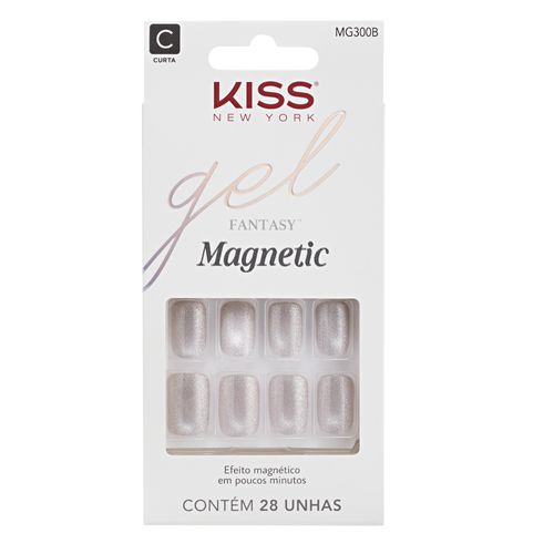 Unha Postiça Gel Fantasy Magnetic Nail Crystal - Kiss New York