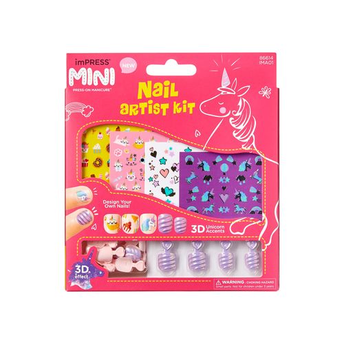 Unha Postiça ImPRESS Mini Kit Infantil Nail Art - Kiss New York