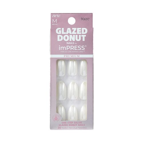 Unha Postiça ImPRESS Glazed Donut Vanilla Glazed - Kiss New York