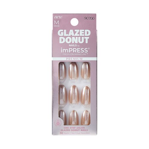 Unha Postiça ImPRESS Glazed Donut Chocolate Glazed - Kiss New York