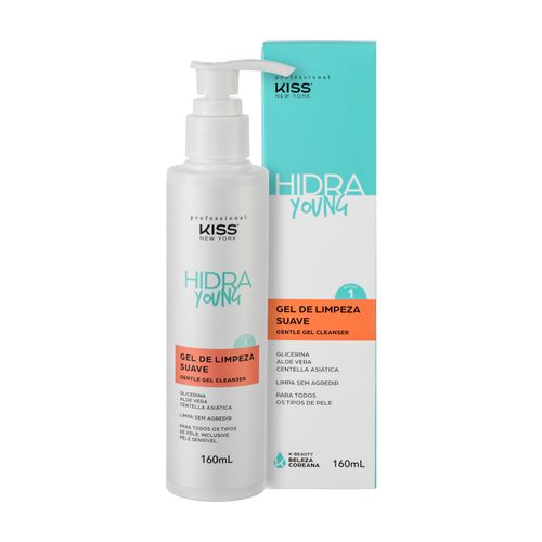 Gel de Limpeza Suave 160mL Hidra Young - Kiss New York