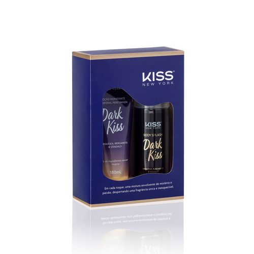 Kit Dark Kiss - Loção Corporal + Body Splash - Kiss New York