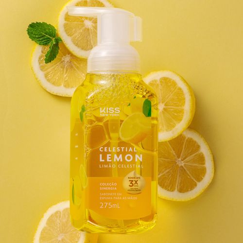 Sabonete em Espuma Coleção Sinergia Celestial Lemon - Kiss New York