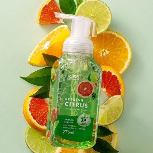 Sabonete em Espuma Coleção Sinergia Refresh Citrus - Kiss New York